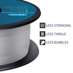 {10KG} PETG Transparent 3D Printer Filament 1.75mm 1kg/roll