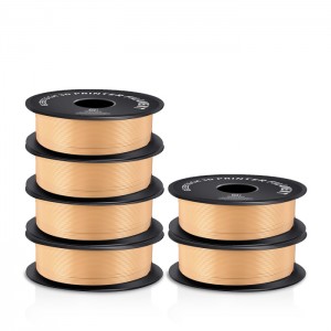 {6KG}PLA Gold Sand 3D Printer Filament 1.75mm 1kg/roll