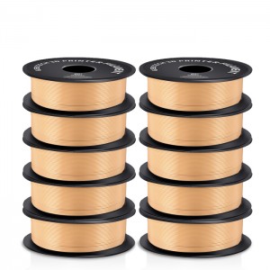 {10KG}PLA Sand Gold 3D Printer Filament 1.75mm 1kg/roll