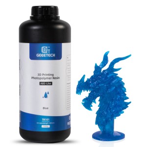 Geeetech blue ABS-Like Resin 1KG, High Compatible for Most LCD and DLP 3D Printer
