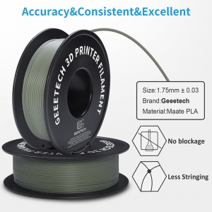 {6KG}PLA Matte Green 3D Printer Filament 1.75mm 1kg/roll
