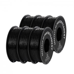 {6KG} TPU Black 3D Printer Filament 1.75mm 1kg/roll