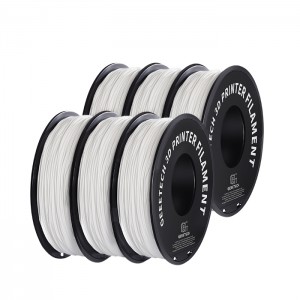 {6KG} TPU White 3D Printer Filament 1.75mm 1kg/roll