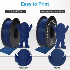 {10KG}PLA Matte Navy Blue 3D Printer Filament 1.75mm 1kg/roll