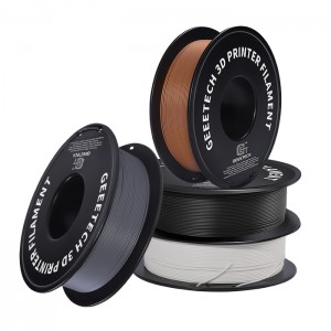 {4KG}PLA Matte Multicolour（black+white+brown+dark grey） 3D Printer Filament 1.75mm 1kg/roll