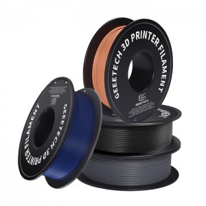 {4KG}PLA Matte Multicolour（black+orange+dark grey+navy blue） 3D Printer Filament 1.75mm 1kg/roll