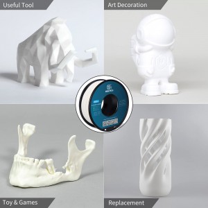 {6KG}ABS  White 3D Printer Filament 1.75mm 1kg/roll