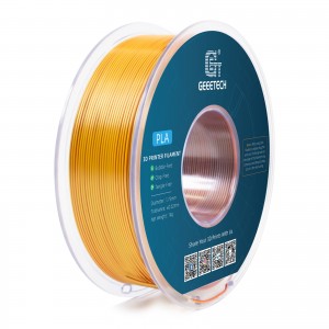 Geeetech Silk Tri-Color Gold+Silver+Copper PLA Filament 1.75 mm, 3D Printer Filament 1kg/roll