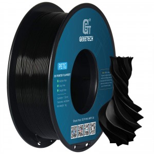 PETG Black 3D Printer Filament 1.75mm 1kg/roll