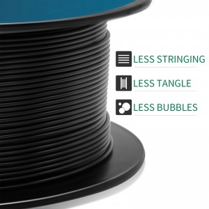 PETG Black 3D Printer Filament 1.75mm 1kg/roll