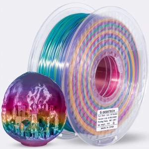 {10KG} PLA Silk Rainbow 3D Printer Filament 1.75mm 1kg/roll