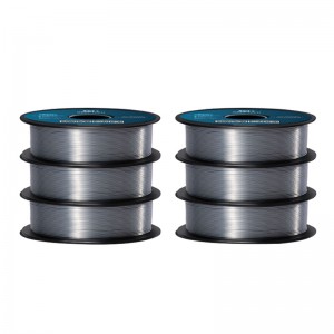 {6KG} PLA Silk Silver 3D Printer Filament 1.75mm 1kg/roll