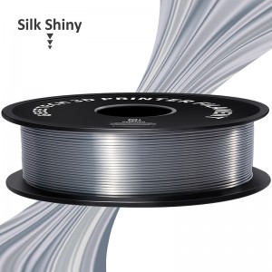 {6KG} PLA Silk Silver 3D Printer Filament 1.75mm 1kg/roll