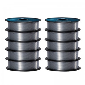 {10KG} PLA Silk Silver 3D Printer Filament 1.75mm 1kg/roll