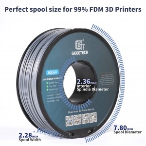 ABS  Silver 3D Printer Filament 1.75mm 1kg/roll