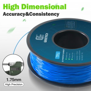 TPU Blue 3D Printer Filament 1.75mm 1kg/roll