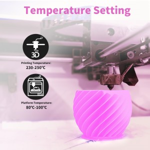 ABS+  Pink 3D Printer Filament 1.75mm 1kg/roll