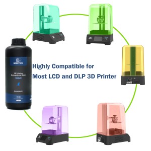 Transparent yellow  Standard Resin 1KG, UV 405nm, for LCD/DLP/SLA 3D Printers
