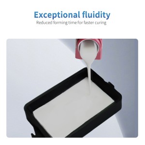 White Resin, Geeetech UV 405nm Rapid Resin, Water Washable, for LCD/DLP/SLA 3D Printers, 1KG
