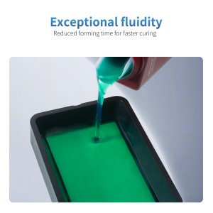 Green Resin, Geeetech UV 405nm Rapid Resin, Water Washable, for LCD/DLP/SLA 3D Printers, 1KG