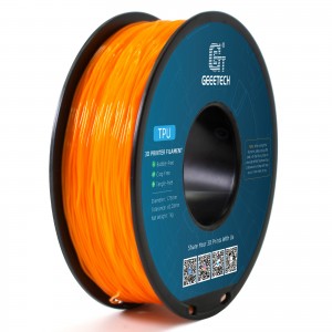 TPU Orange 3D Printer Filament 1.75mm 1kg/roll