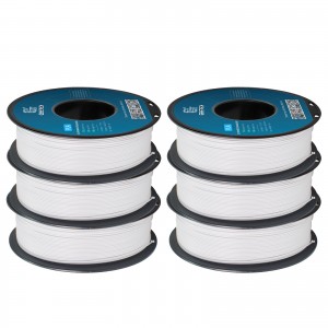 {6KG}PLA White 3D Printer Filament 1.75mm 1kg/roll