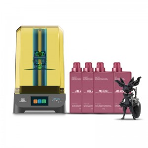 ALKAID Resin 3D Printer + 4 Bottles of Black ABS-Like Resin