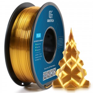 PLA Silk Gold 3D Printer Filament 1.75mm 1kg/roll