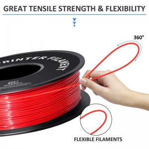 PLA Red  3D Printer Filament 1.75mm 1kg/roll