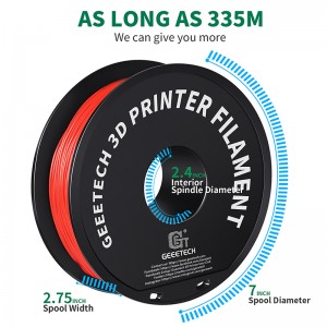 PLA Red  3D Printer Filament 1.75mm 1kg/roll