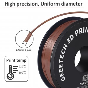 PLA Brown  3D Printer Filament 1.75mm 1kg/roll