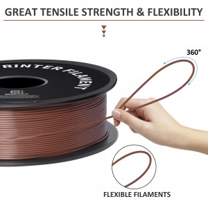 PLA Brown  3D Printer Filament 1.75mm 1kg/roll