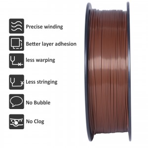 PLA Brown  3D Printer Filament 1.75mm 1kg/roll