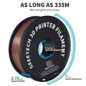 PLA Brown  3D Printer Filament 1.75mm 1kg/roll