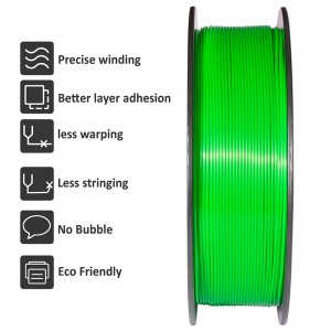 PLA Green  3D Printer Filament 1.75mm 1kg/roll