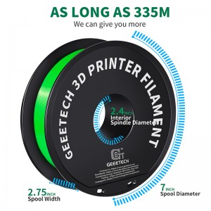 PLA Green  3D Printer Filament 1.75mm 1kg/roll