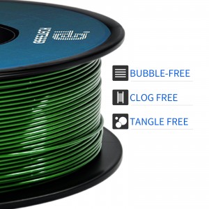 PETG Metallic Green 3D Printer Filament 1.75mm 1KG/Roll