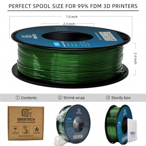 PETG Metallic Green 3D Printer Filament 1.75mm 1KG/Roll