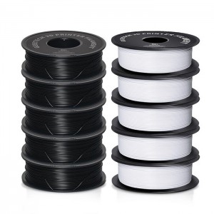{10KG}PETG (Black + White ) 3D Printer Filament 1.75mm 1kg/roll