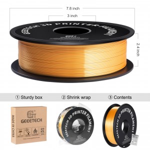 PLA  Silk Gold 3D Printer Filament 1.75mm 1kg/roll