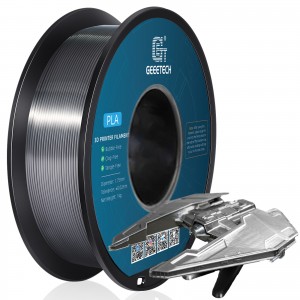 PLA Silk Silver 3D Printer Filament 1.75mm 1kg/roll