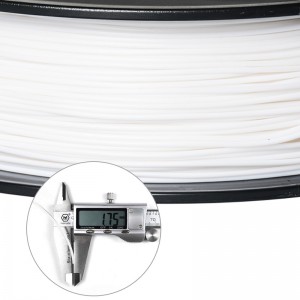 PLA White 3D Printer Filament 1.75mm 1kg/roll
