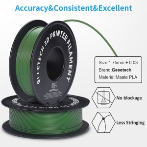 PLA Matte Olive Green 3D Printer Filament 1.75mm 1kg/roll