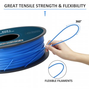 PLA Blue 3D Printer Filament 1.75mm 1kg/roll