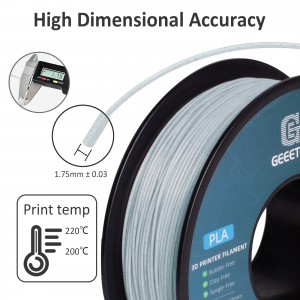 PLA like Marble Grey 3D Printer Filament 1.75mm 1kg/roll