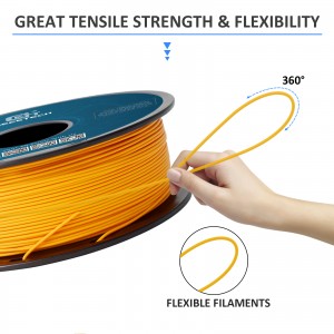 PLA orange 3D Printer Filament 1.75mm 1kg/roll