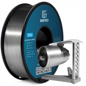{12KG} PLA Silk Silver 3D Printer Filament 1.75mm 1kg/roll