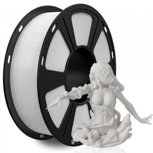 PLA Matte White 3D Printer Filament 1.75mm 1kg/roll