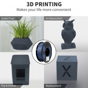 PLA  Matte Blue 3D Printer Filament 1.75mm 1kg/roll