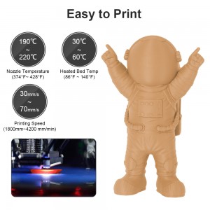 PLA Matte Skin 3D Printer Filament 1.75mm 1kg/roll